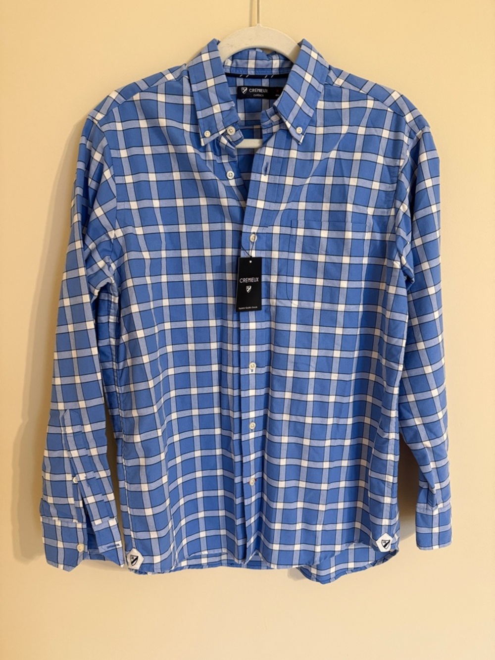 NWT Cremieux Classics Plaid Button Down Shirt SZ MED